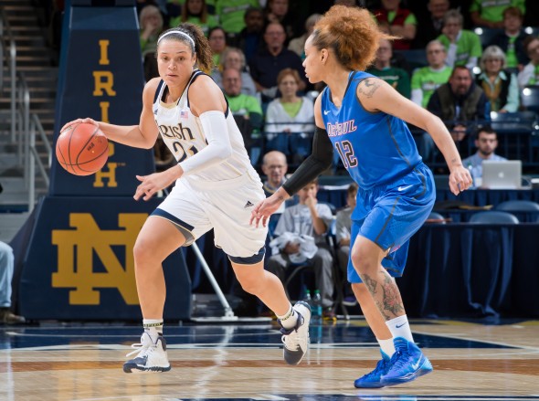 Kayla McBride. Photo:  Matt Cashore-USA TODAY Sports.