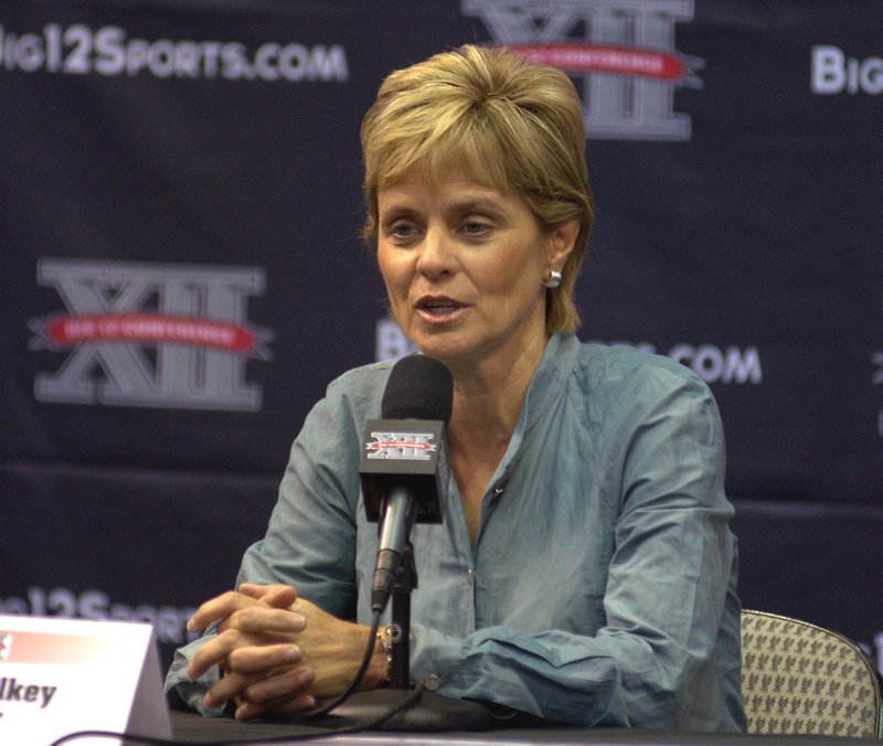 Kim_Mulkey_102512_vert Baylor's Kim Mulkey at Big 12 Media Day. Photo: Robert Franklin, all rights reserved.