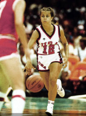 Baylor head coach Kim Mulkey at the 1984 Summer Olympics. Photo: Louisiana Tech Athletics.