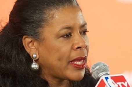 WNBA president Laurel Richie meets the press, talks about the season, marketing and “the kiss”