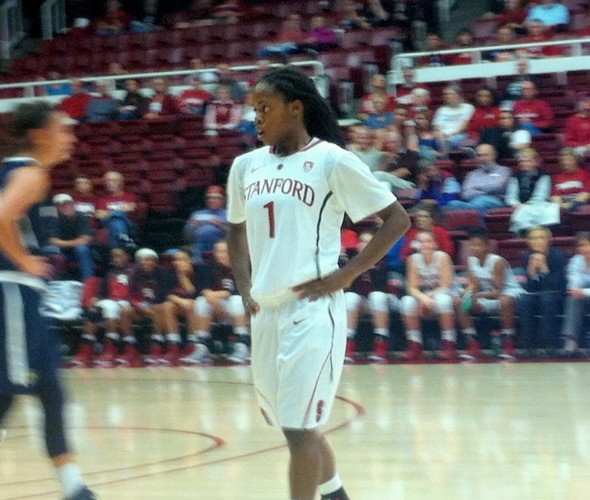 Stanford sophomore guard Lili Thompson.