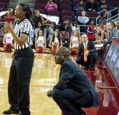 USC head coach Michael Cooper vs. Oregon State head coach Scott Rueck