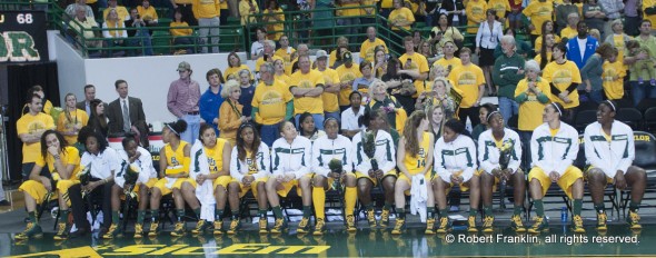 WACO, Texas (March 4, 2013) - Brittney Griner scored a Big 12 single-game record 50 points in her final regular-season game at Baylor to lead the top-ranked Lady Bears to a 90-68 victory over Kansas State.