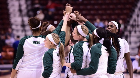 Tulane women's basketball. Photo: Tulane Athletics.