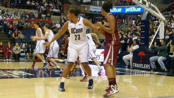 UConn's Kaleena Mosqueda-Lewis.