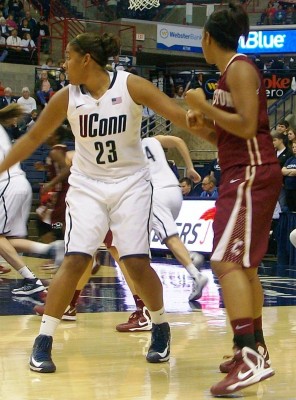 UConn's Kaleena Mosqueda-Lewis will face the challenge of Notre Dame for the second season.