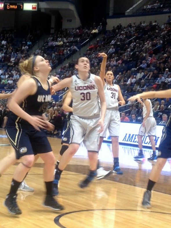 December 5, 2013 (HARTFORD, Conn.) - UConn defeats UC Davis 97-37 at the XL Center.