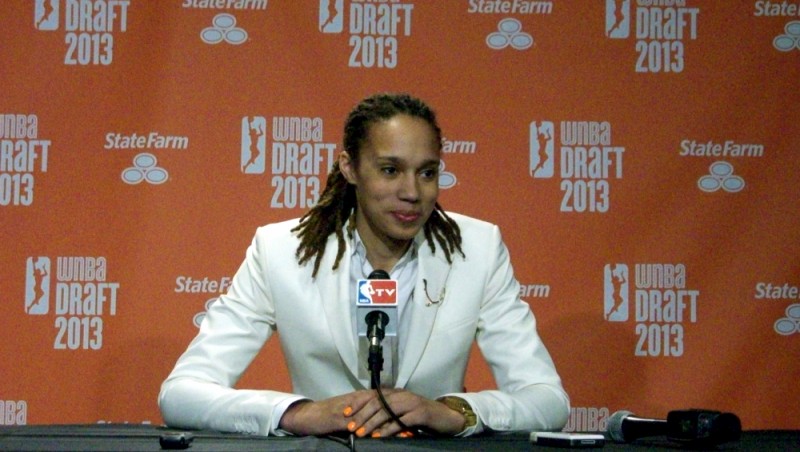 Brittney Griner at the 2013 WNBA Draft.