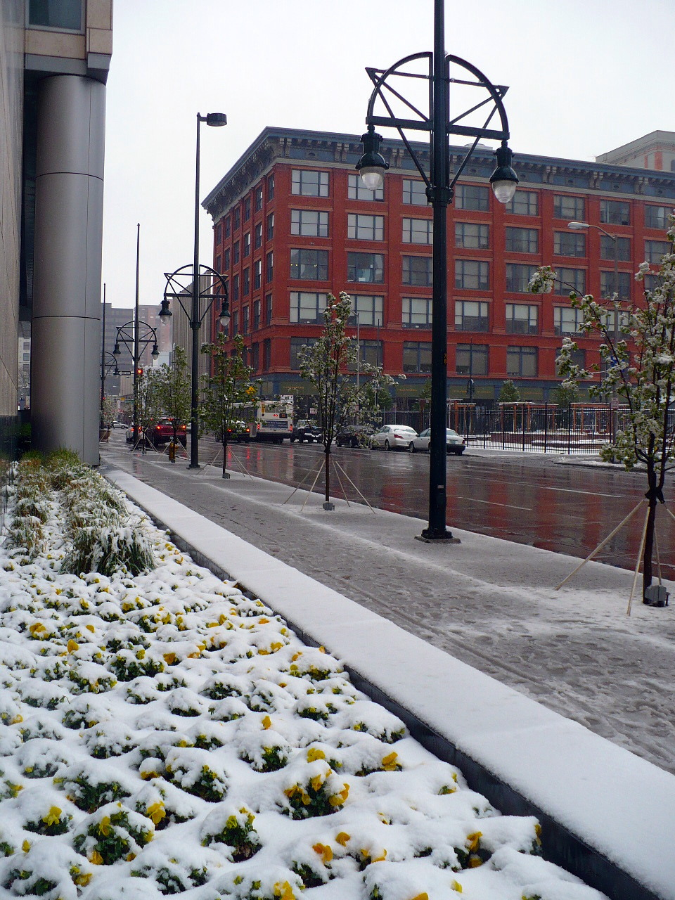 Street level, downtown Denver, Tuesday, April 3, 2012.