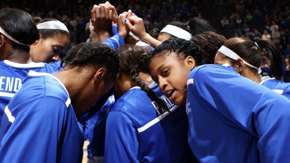 Kentucky beat Delaware in the 2013 NCAA DI Sweet 16. Photo: UK Athletics/Chet White