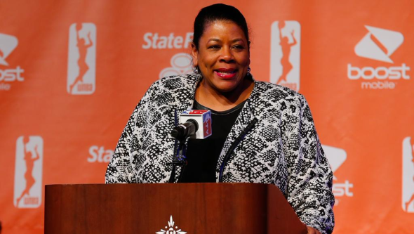 WNBA President Laurel Richie.