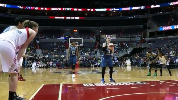 May 16, 2014 - Minnesota Lynx at Washington Mystics.