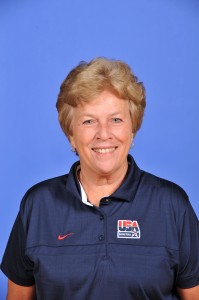 USA Basketball Womens National Senior Womens Team Practice U.S. assistant coach Marynell Meadors