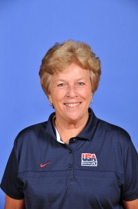 U.S. assistant coach Marynell Meadors