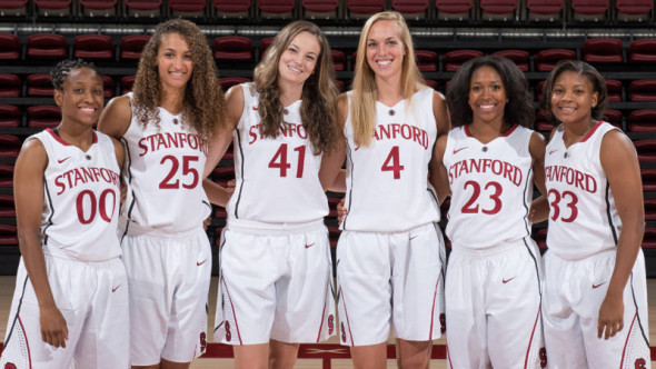 Stanford will honor their seniors Sunday: Jasmine Camp, Alex Green, Taylor Greenfield, Amber Orrange, Erica Payne, Bonnie Samuelson.