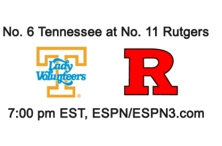 Dec. 13, 2011: Lady Vols at Scarlet Knights Highlight TV Games