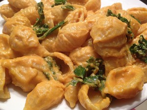 Vegan cheesy shells. Photo: LawsOnWellness.com